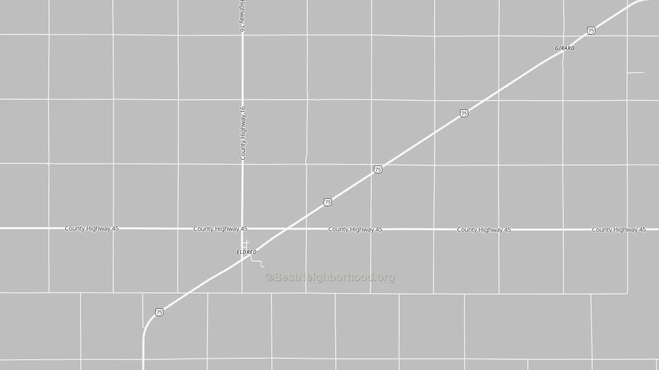 Transit Grade map of Eldred, MN