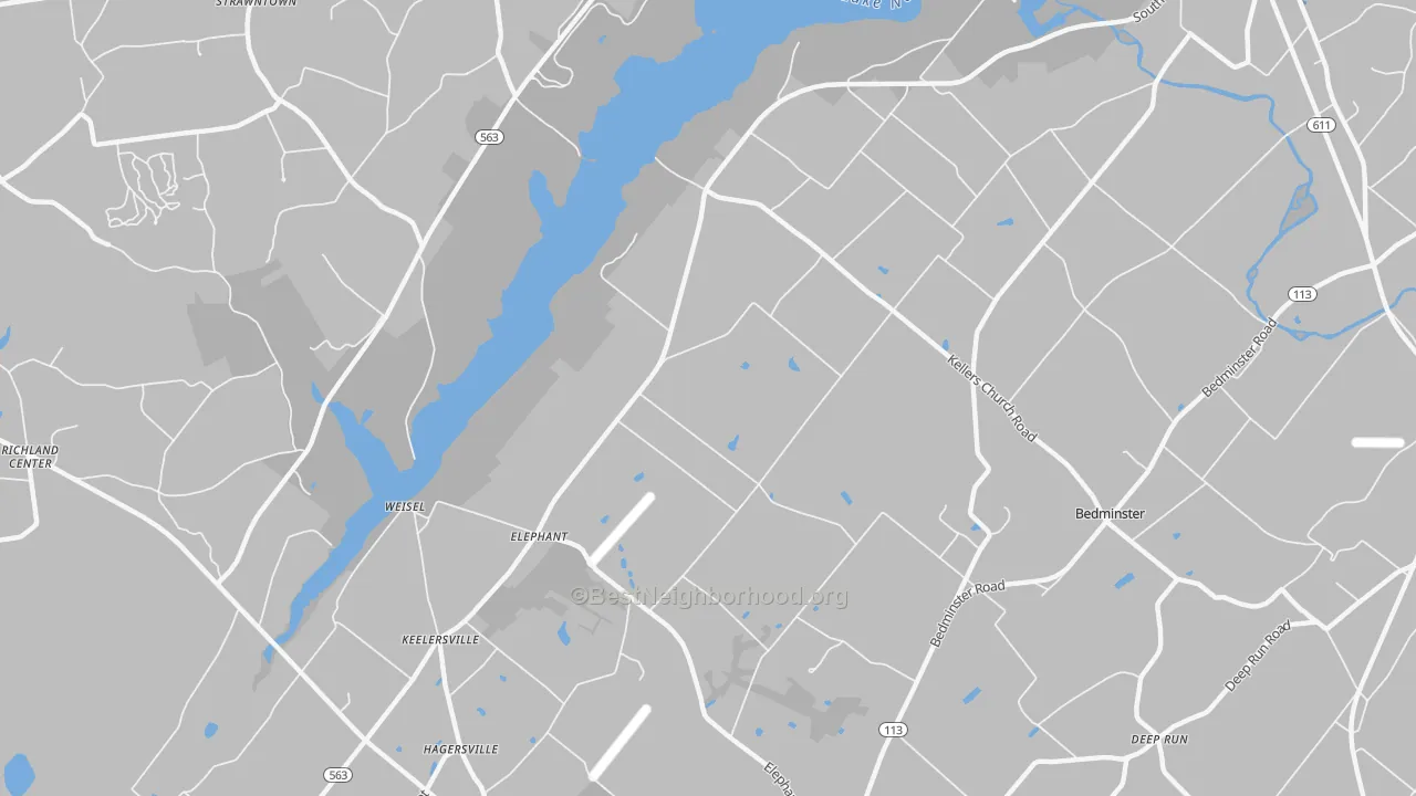 Transit Grade map of Elephant, PA