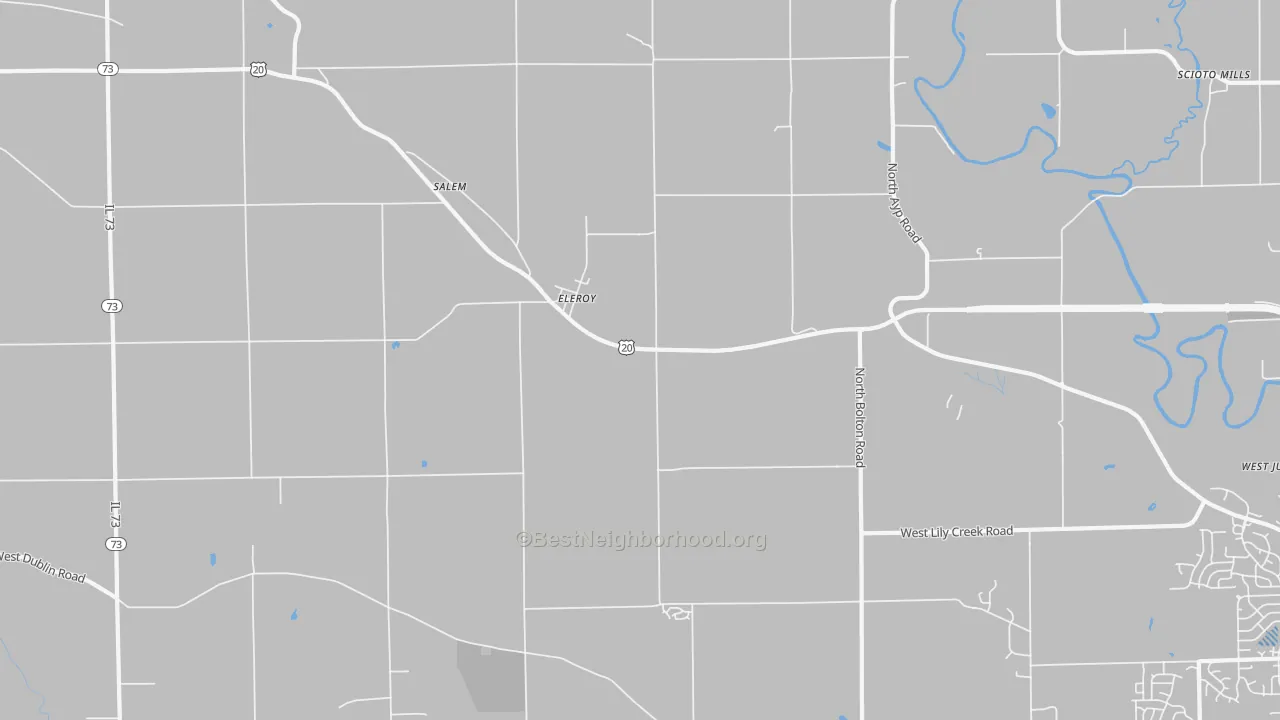 Transit Grade map of Eleroy, IL