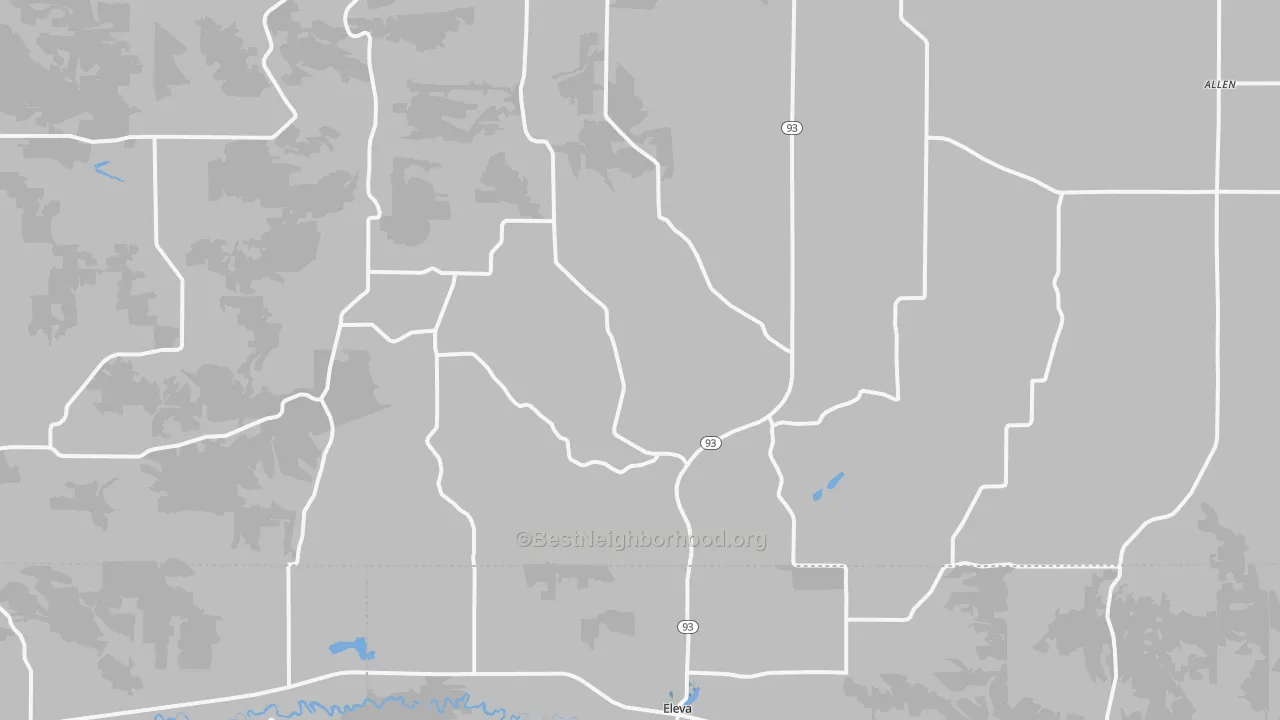 Transit Grade map of Eleva, WI