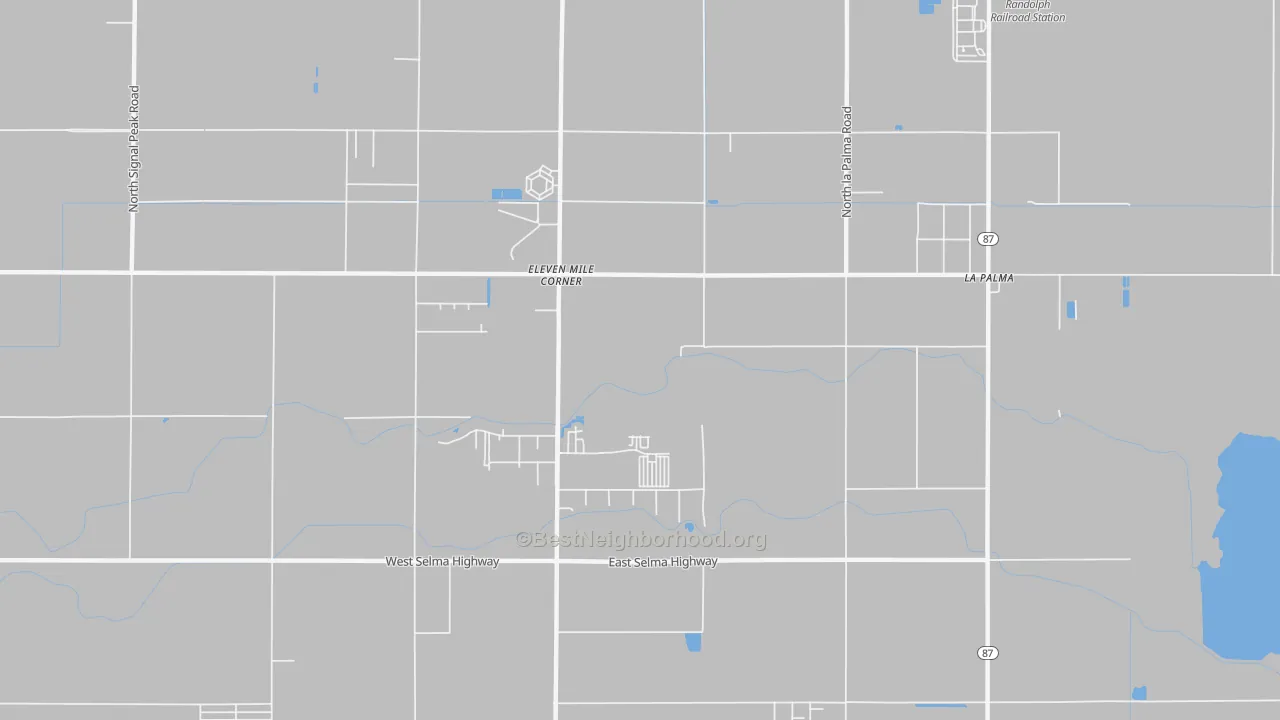 Transit Grade map of Eleven Mile Corner, AZ