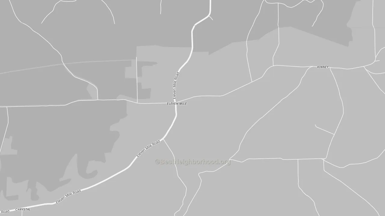 Transit Grade map of Eleven Mile, PA