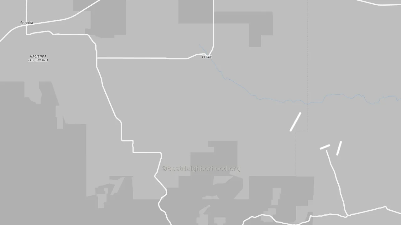 Transit Grade map of Elgin, AZ