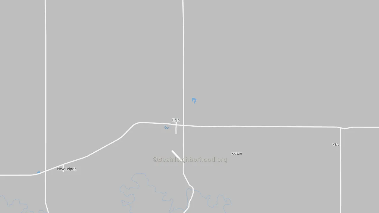 Transit Grade map of Elgin, ND