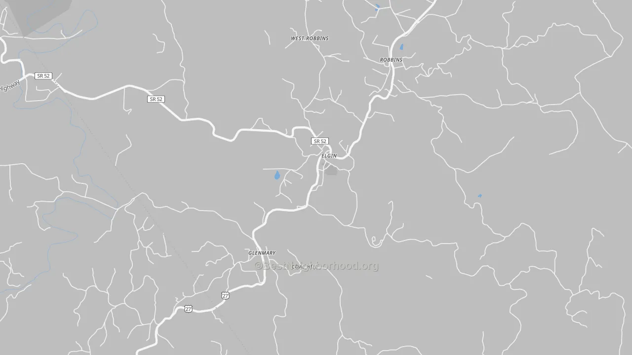 Transit Grade map of Elgin, TN