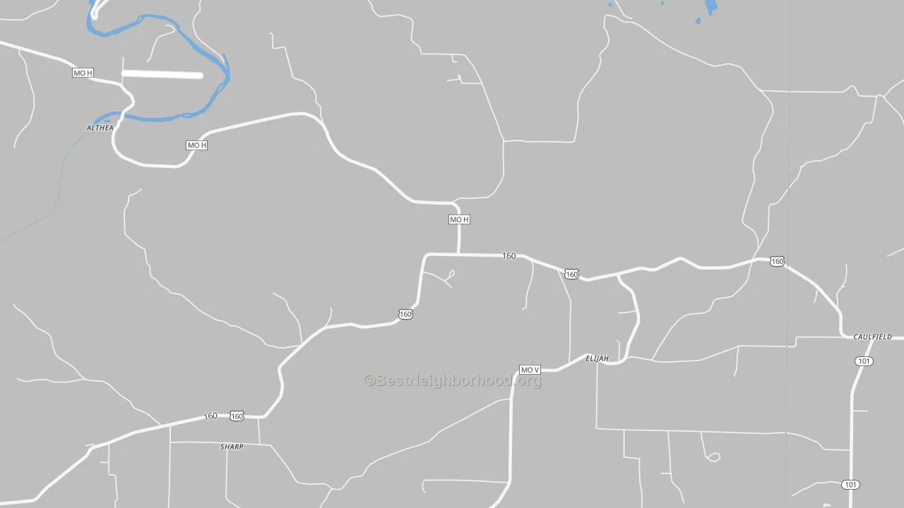 Transit Grade map of Elijah, MO