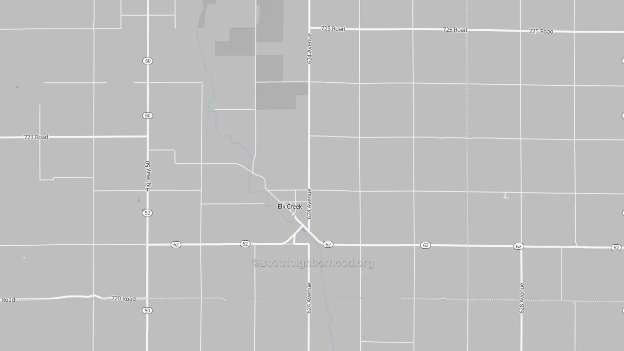 Transit Grade map of Elk Creek, NE