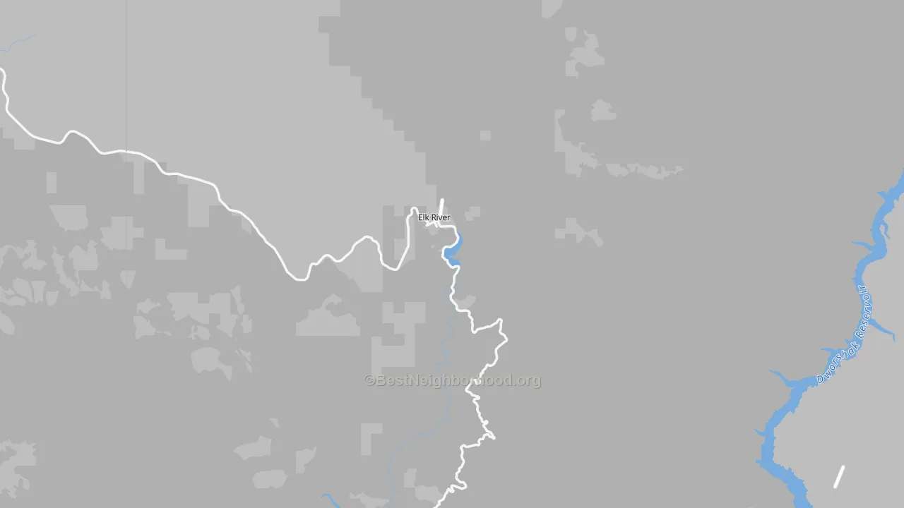 Transit Grade map of Elk River, ID