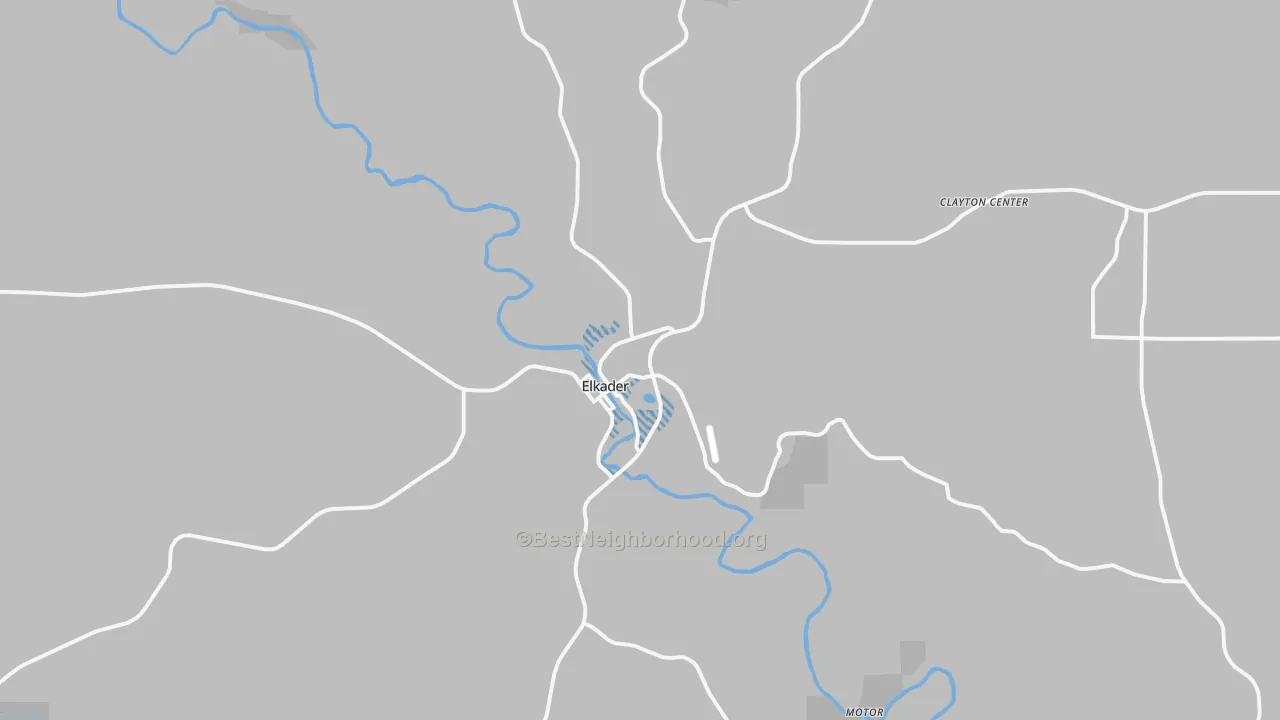 Transit Grade map of Elkader, IA
