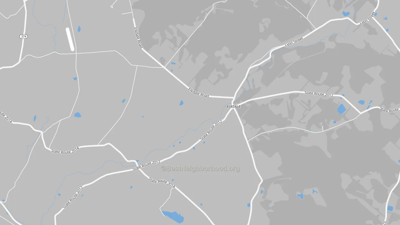 Transit Grade map of Elkdale, PA