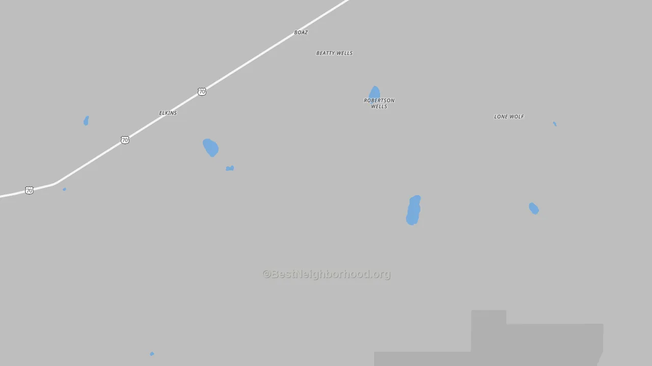 Transit Grade map of Elkins, NM
