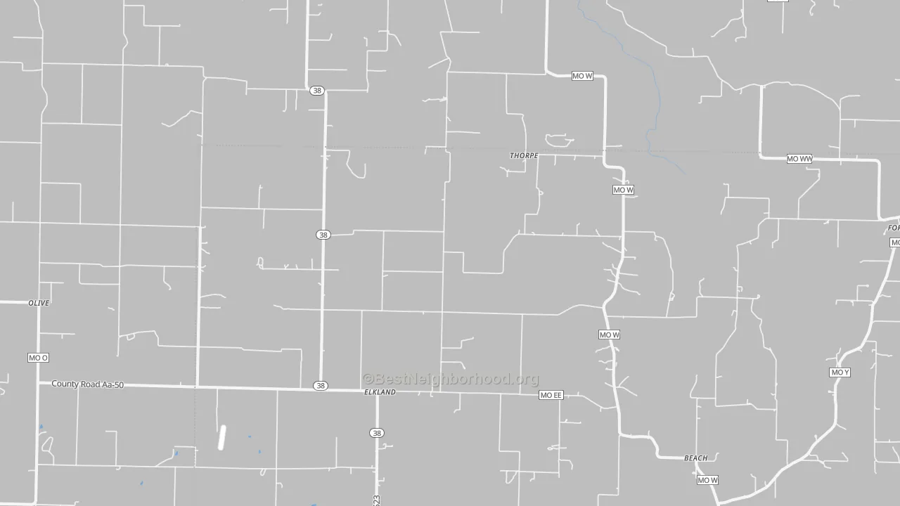 Transit Grade map of Elkland, MO
