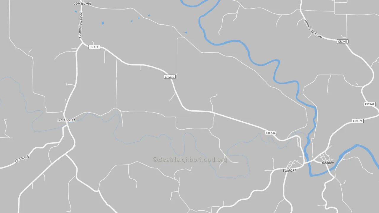 Transit Grade map of Elkport, IA