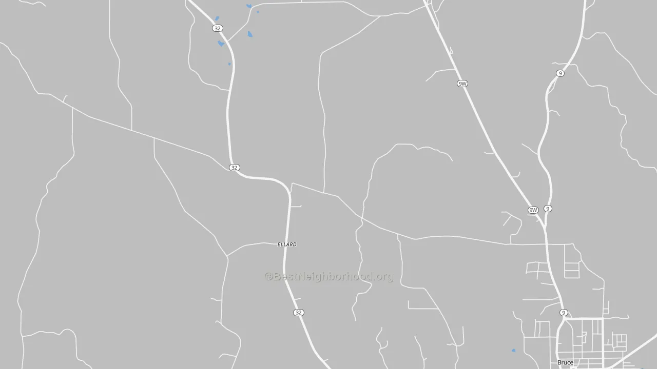 Transit Grade map of Ellard, MS