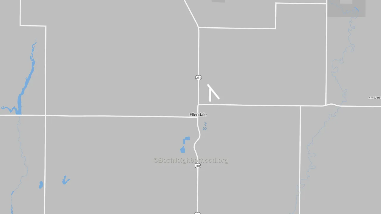 Transit Grade map of Ellendale, ND