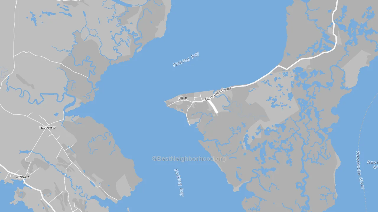 Transit Grade map of Elliott, MD