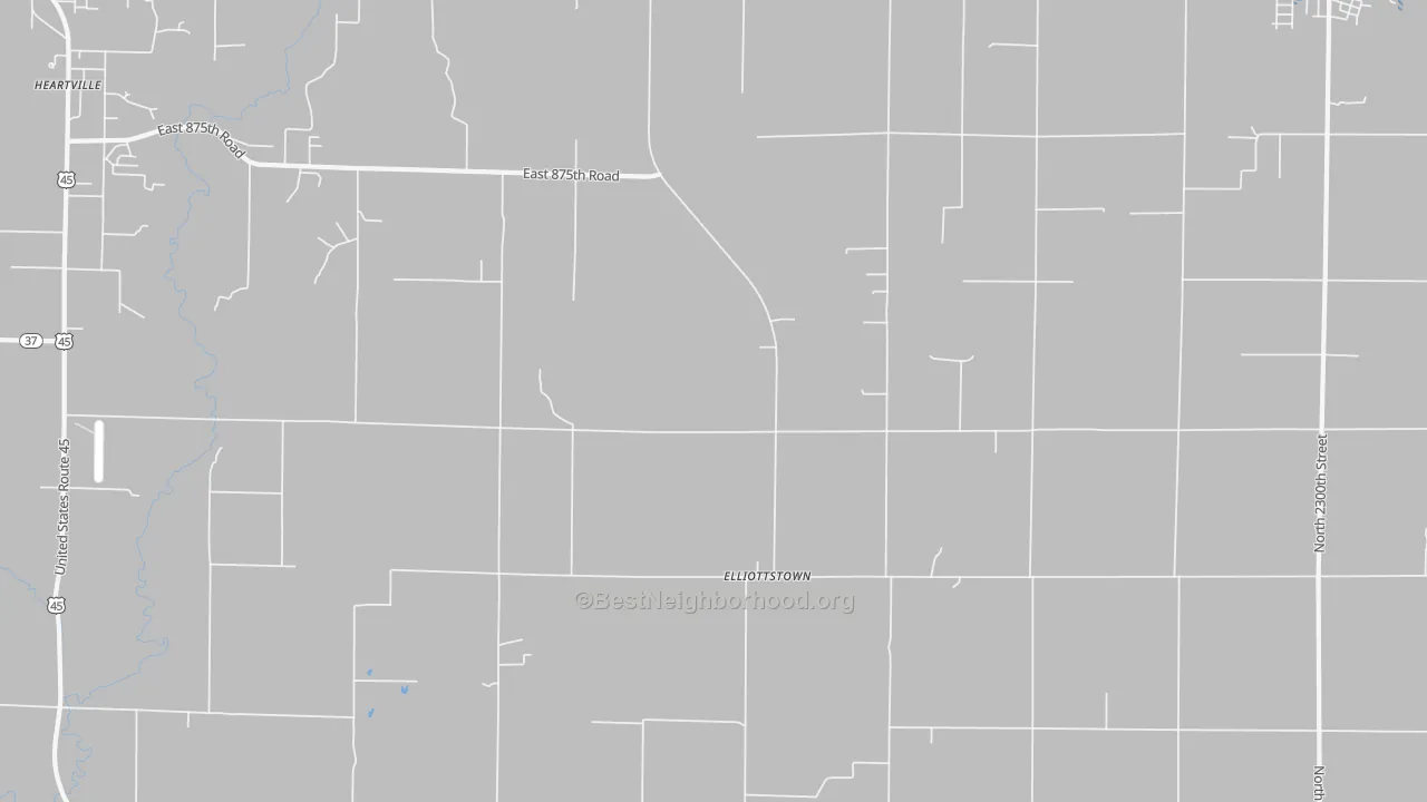 Transit Grade map of Elliottstown, IL
