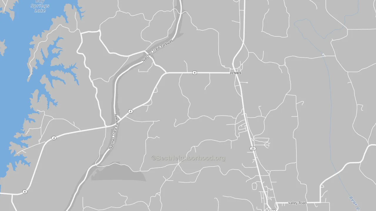 Transit Grade map of Ellistown, MS