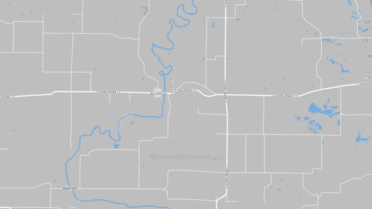 Transit Grade map of Ellisville, IL