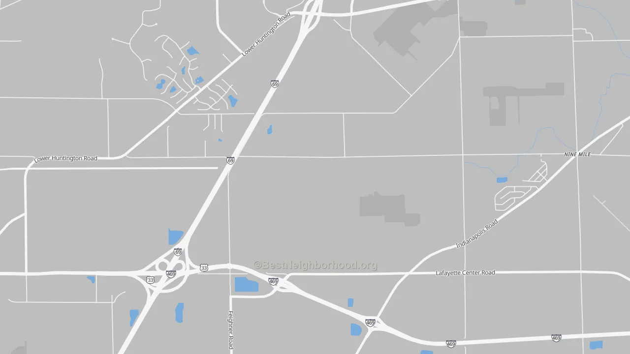 Transit Grade map of Ellisville, IN