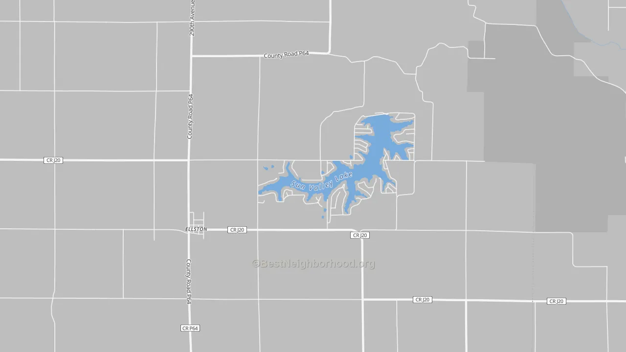Transit Grade map of Ellston, IA