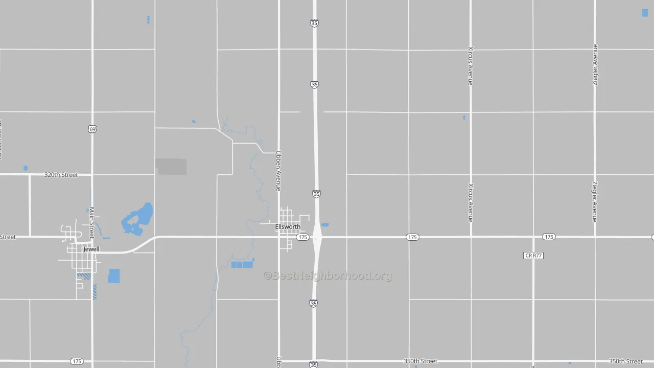 Transit Grade map of Ellsworth, IA