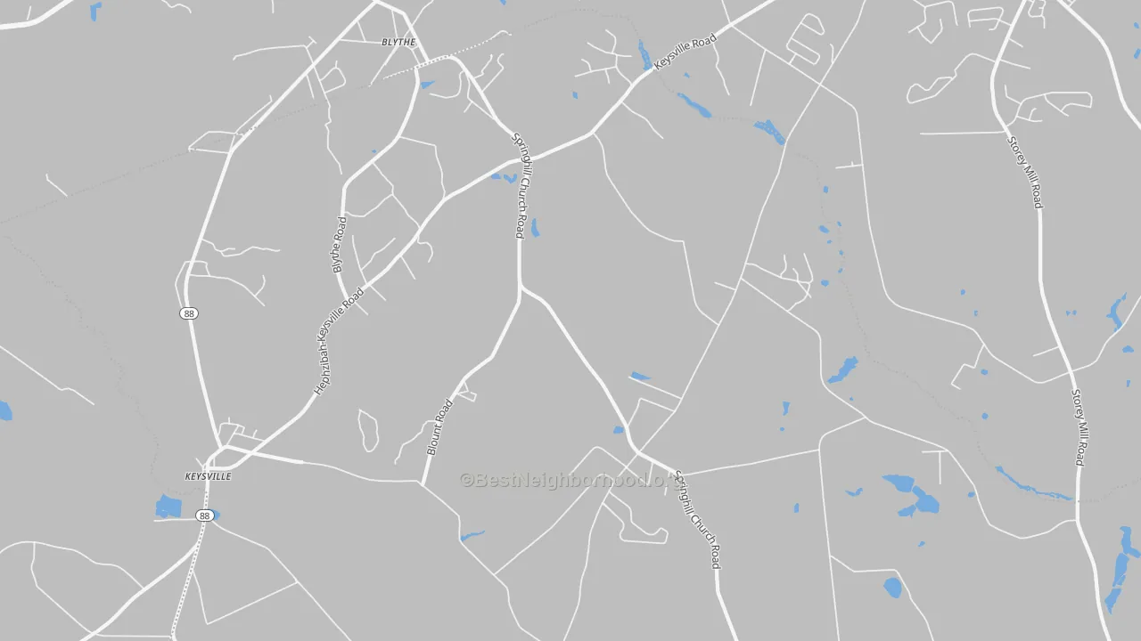 Transit Grade map of Ellwood, GA