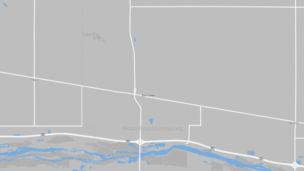 Transit Grade map of Elm Creek, NE