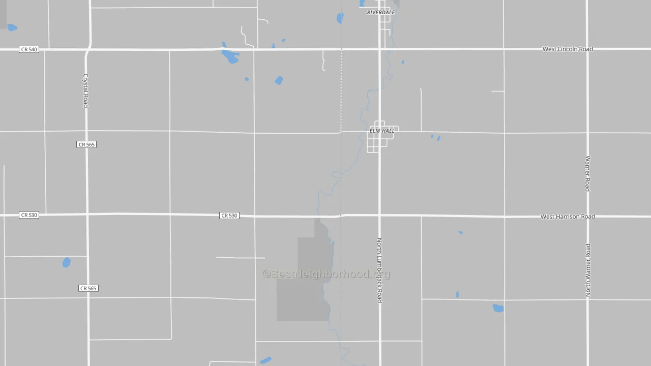 Transit Grade map of Elm Hall, MI