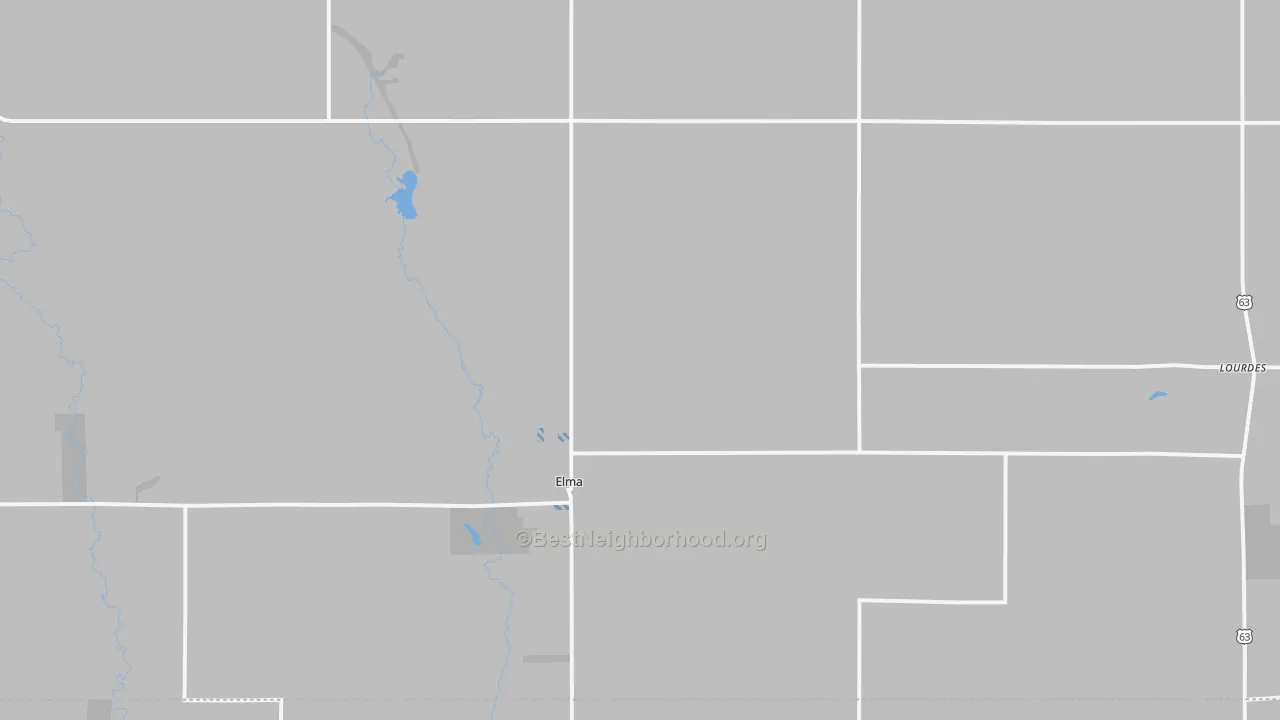 Transit Grade map of Elma, IA