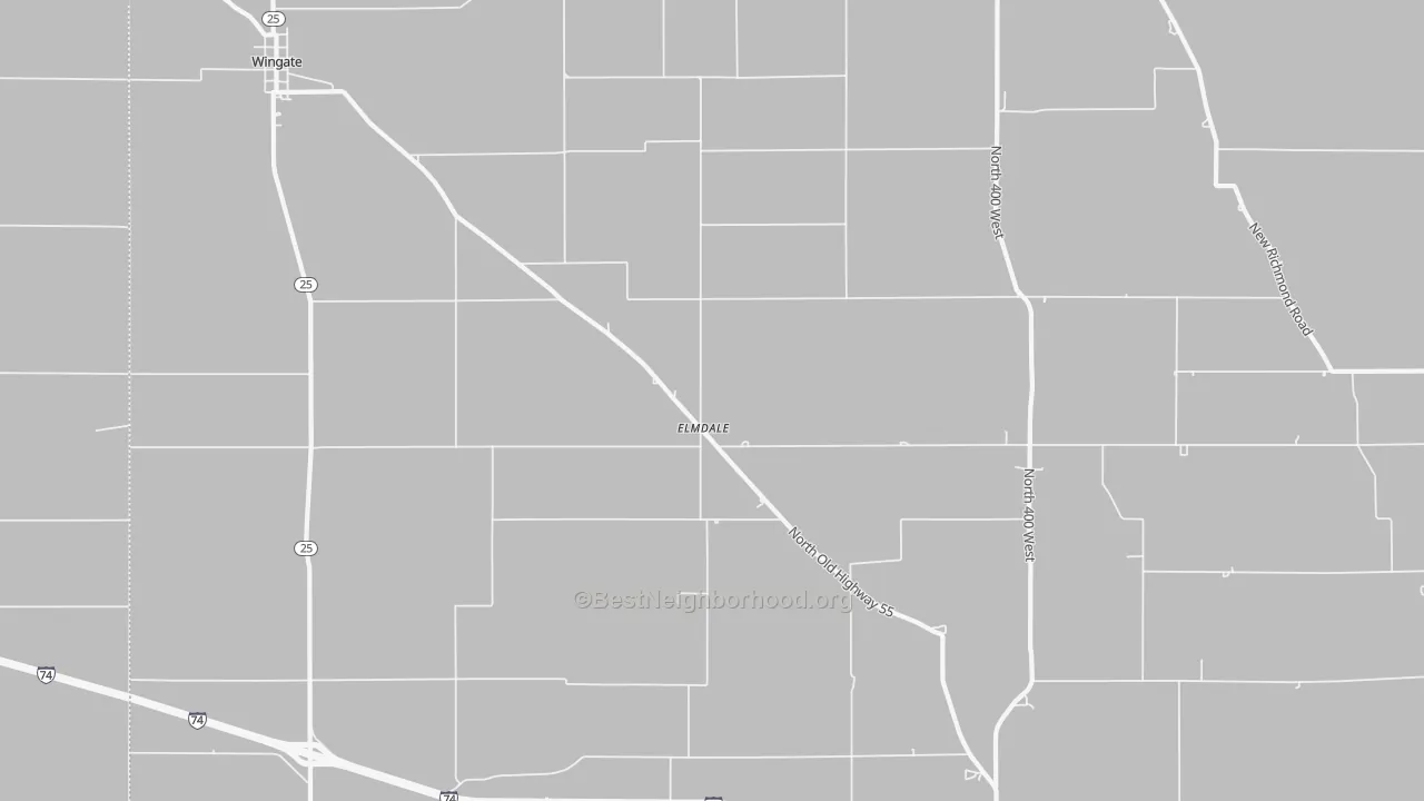 Transit Grade map of Elmdale, IN