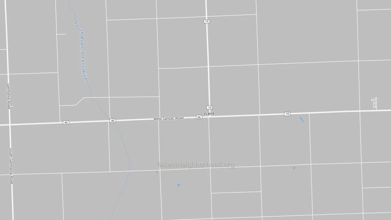 Transit Grade map of Elmer, MI