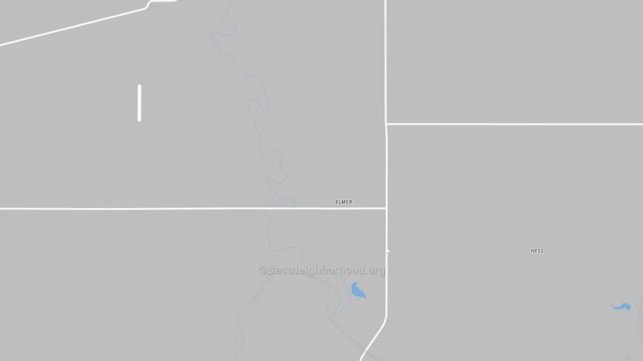 Transit Grade map of Elmer, OK