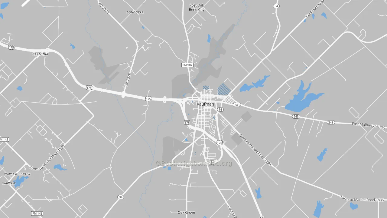 Transit Grade map of Elmo, TX