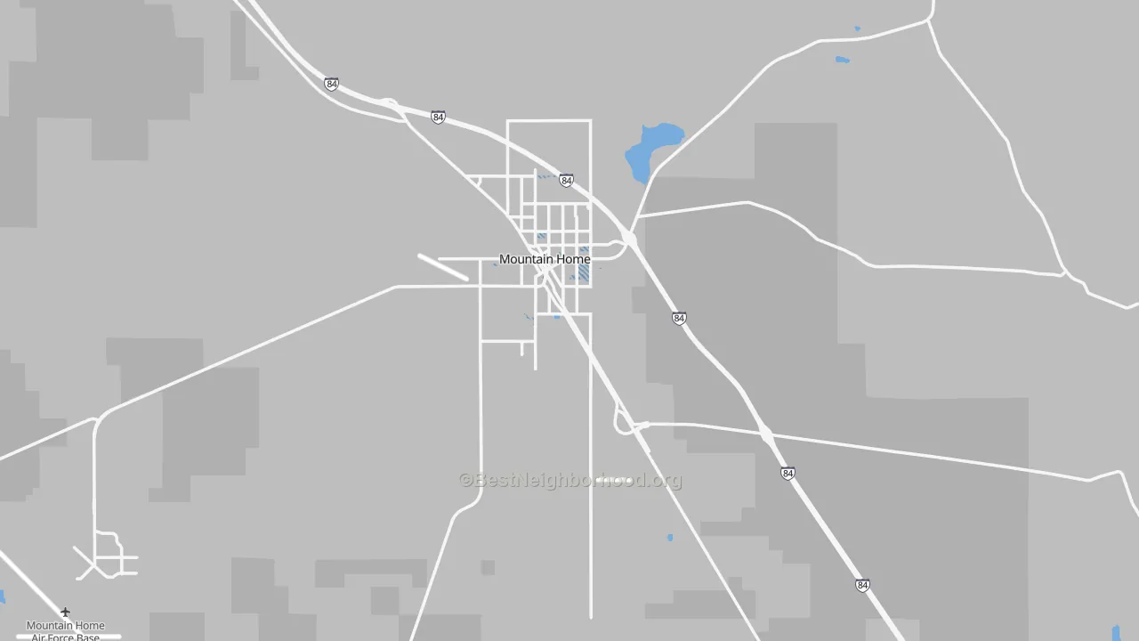 Transit Grade map of Elmore County, ID