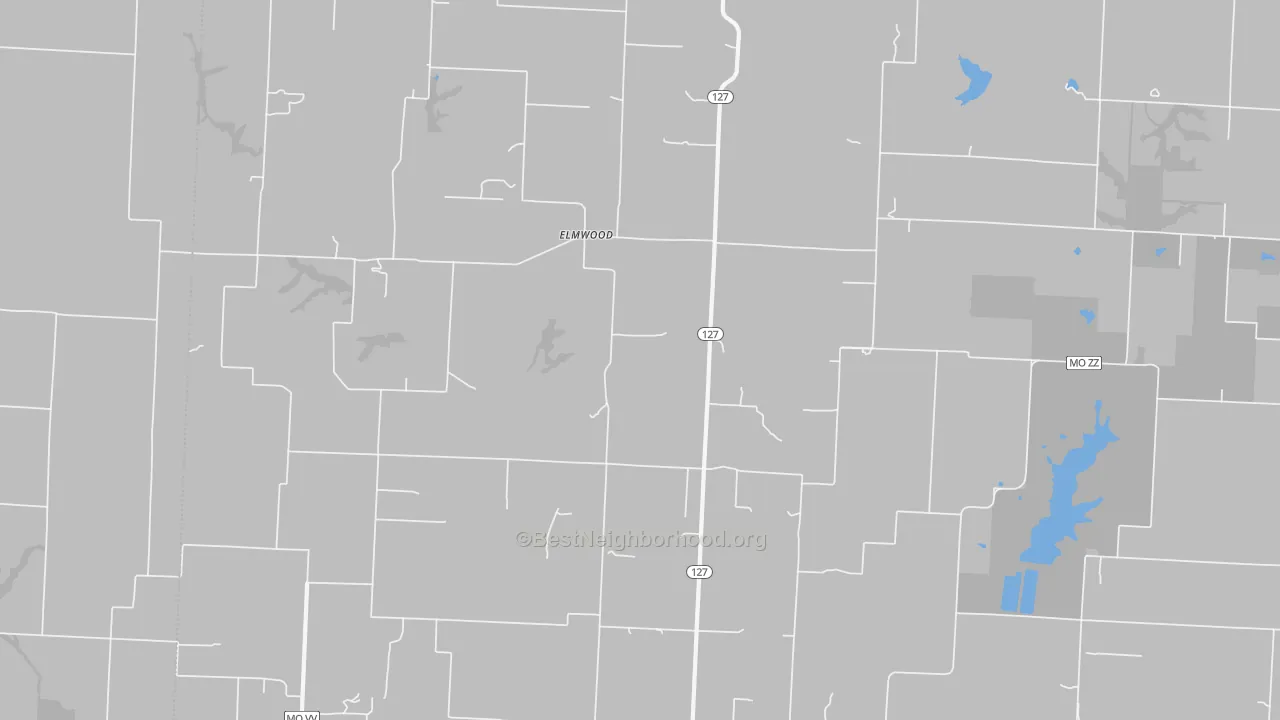 Transit Grade map of Elmwood, MO