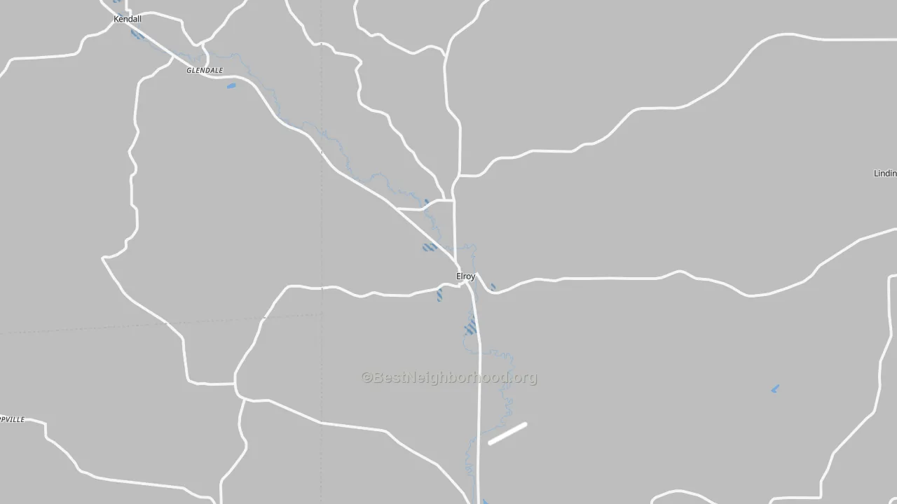 Transit Grade map of Elroy, WI