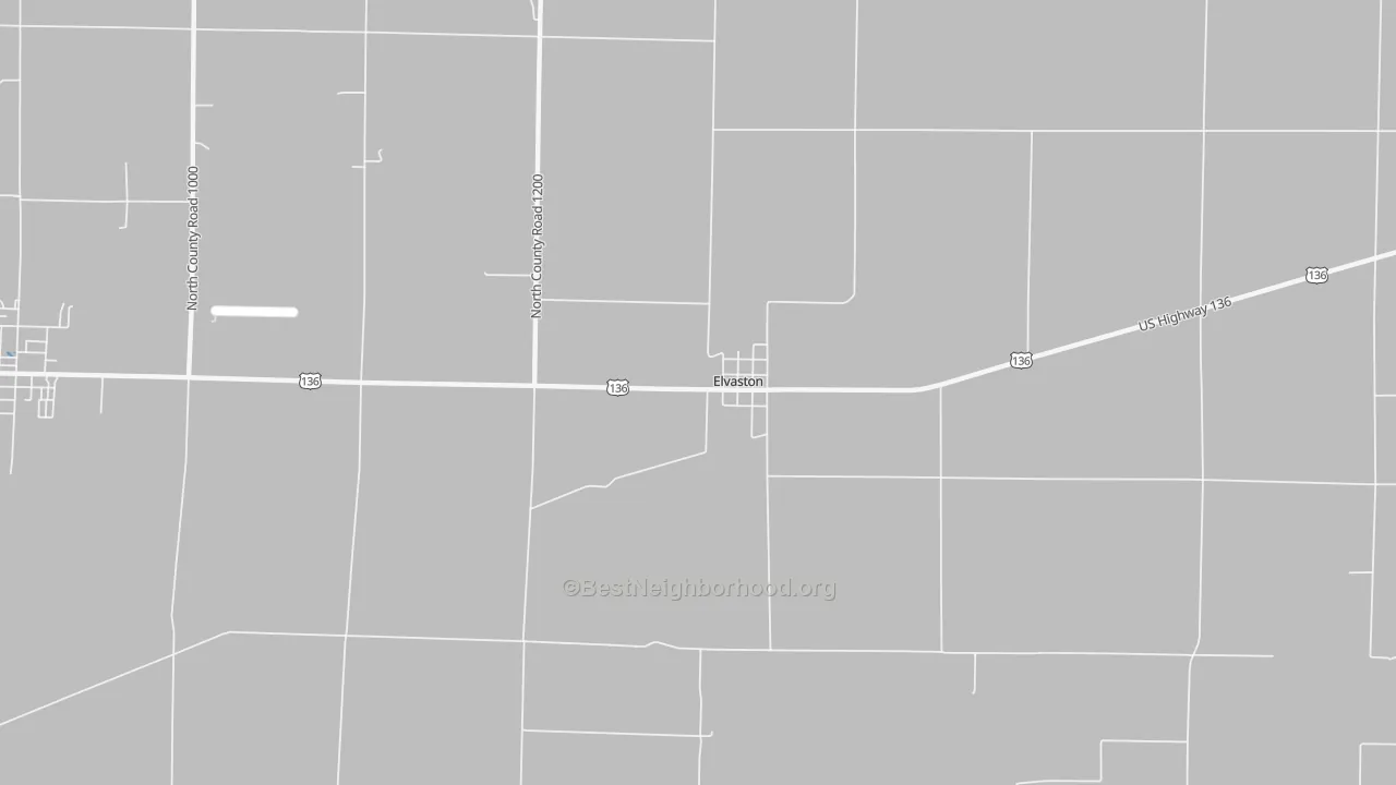Transit Grade map of Elvaston, IL