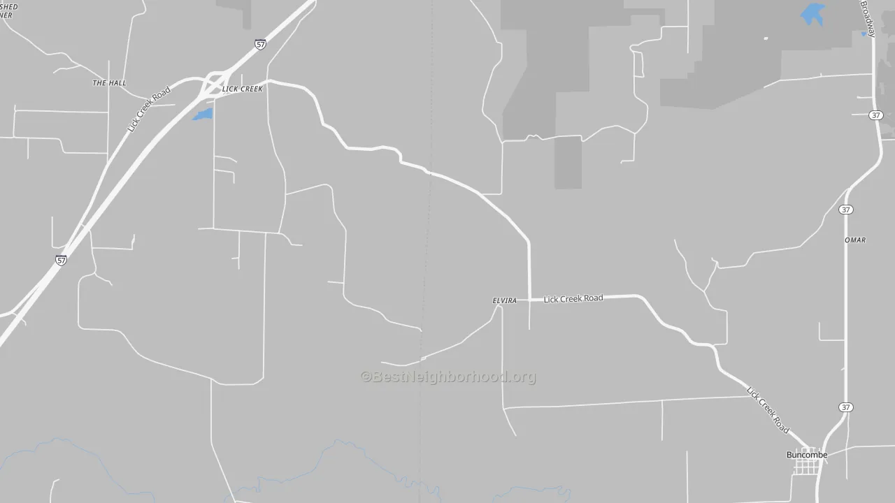 Transit Grade map of Elvira, IL
