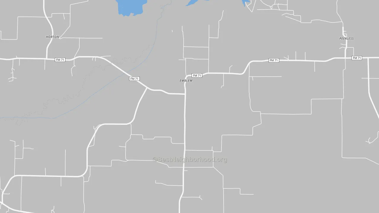 Transit Grade map of Emblem, TX