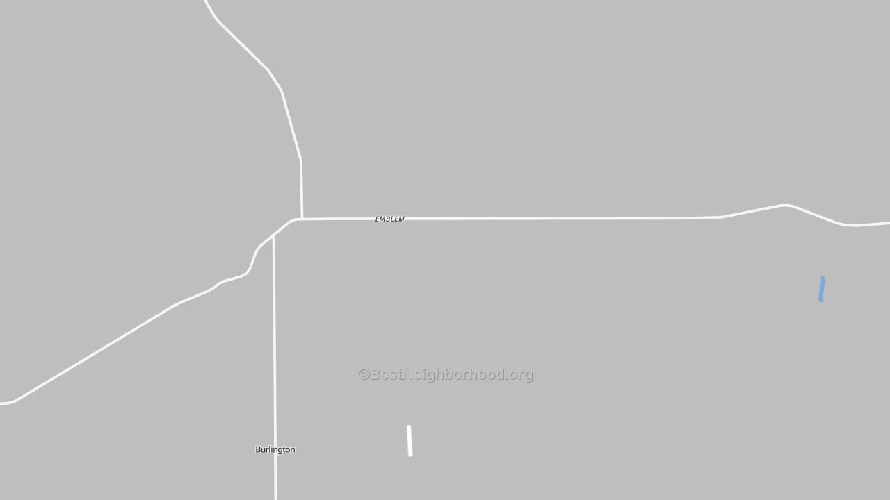 Transit Grade map of Emblem, WY