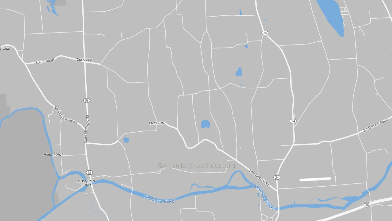 Transit Grade map of Emerson, NY