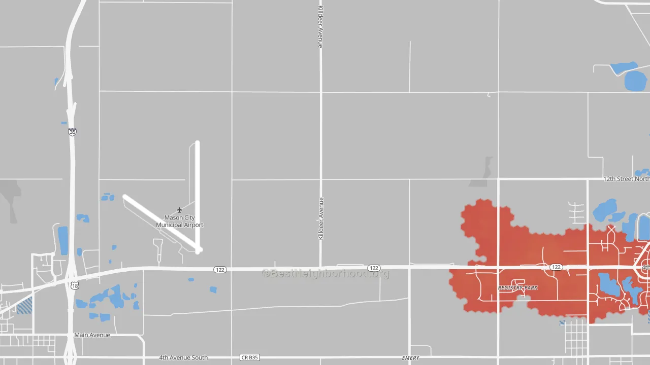 Transit Grade map of Emery, IA