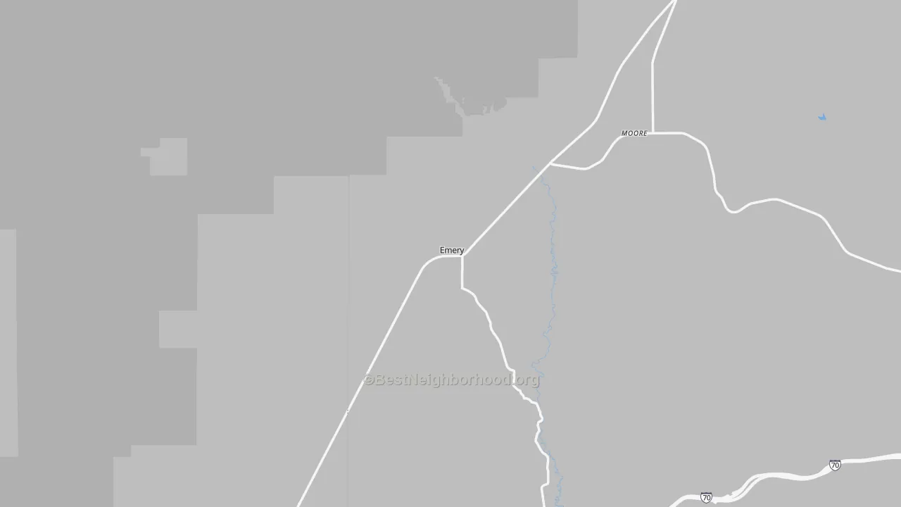 Transit Grade map of Emery, UT