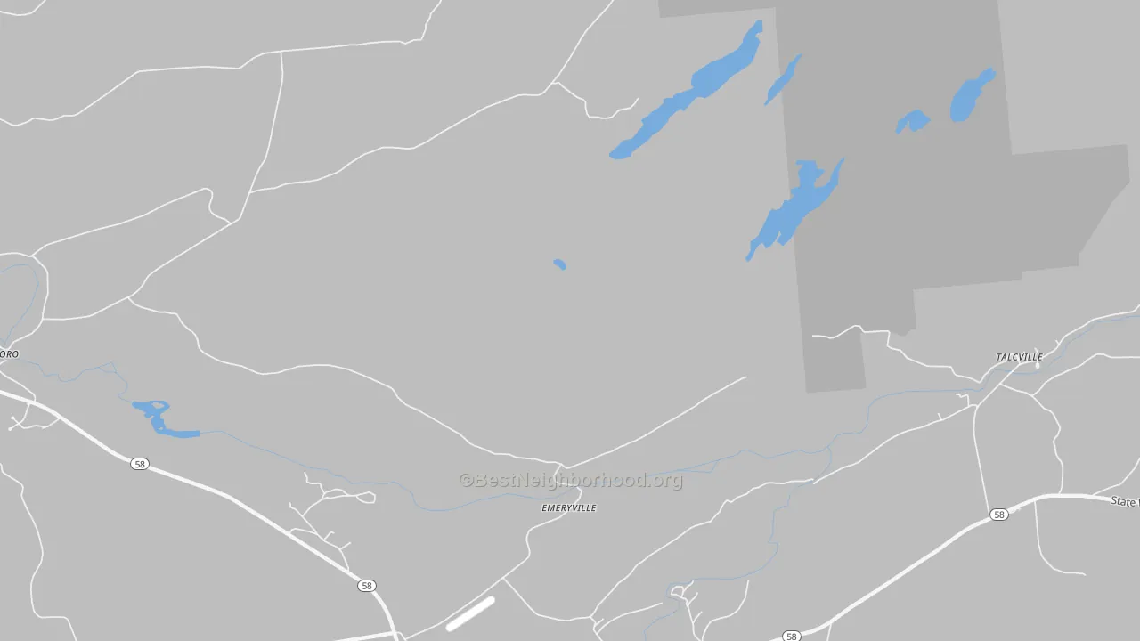 Transit Grade map of Emeryville, NY
