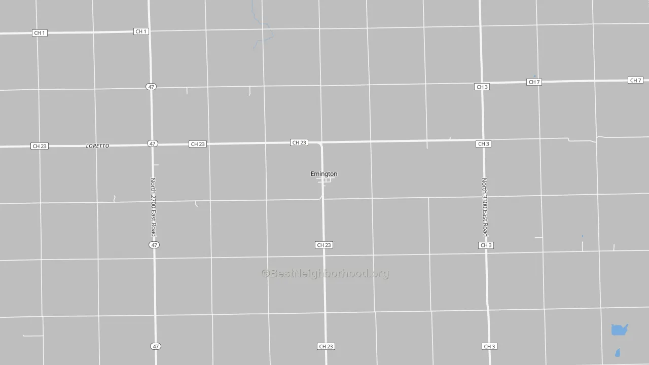 Transit Grade map of Emington, IL