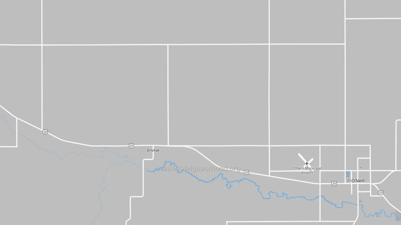 Transit Grade map of Emmet, NE