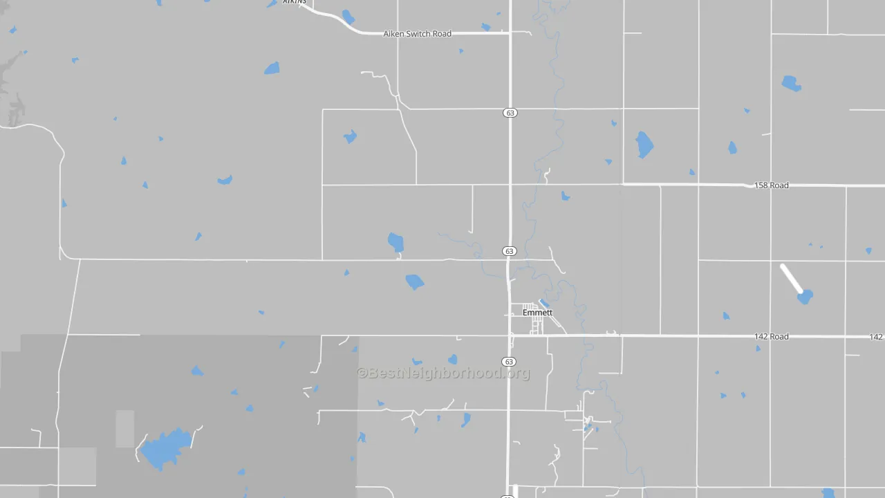 Transit Grade map of Emmett, KS