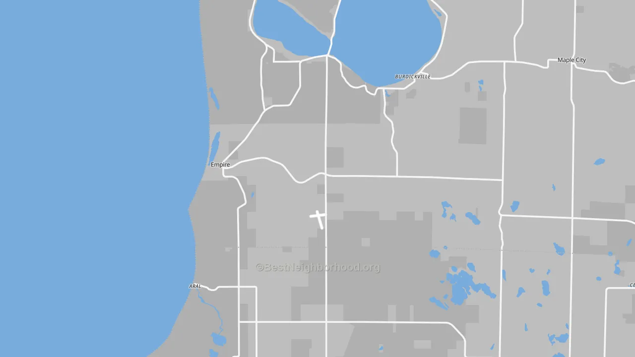Transit Grade map of Empire, MI