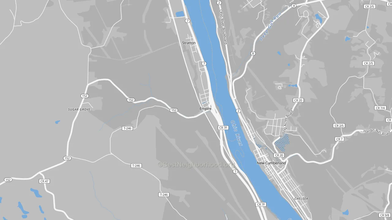Transit Grade map of Empire, OH